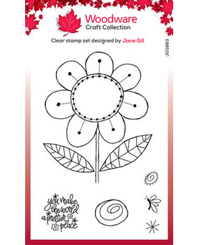 Woodware Petal Doodles Pretty Place Clear Stamps (JGS863)