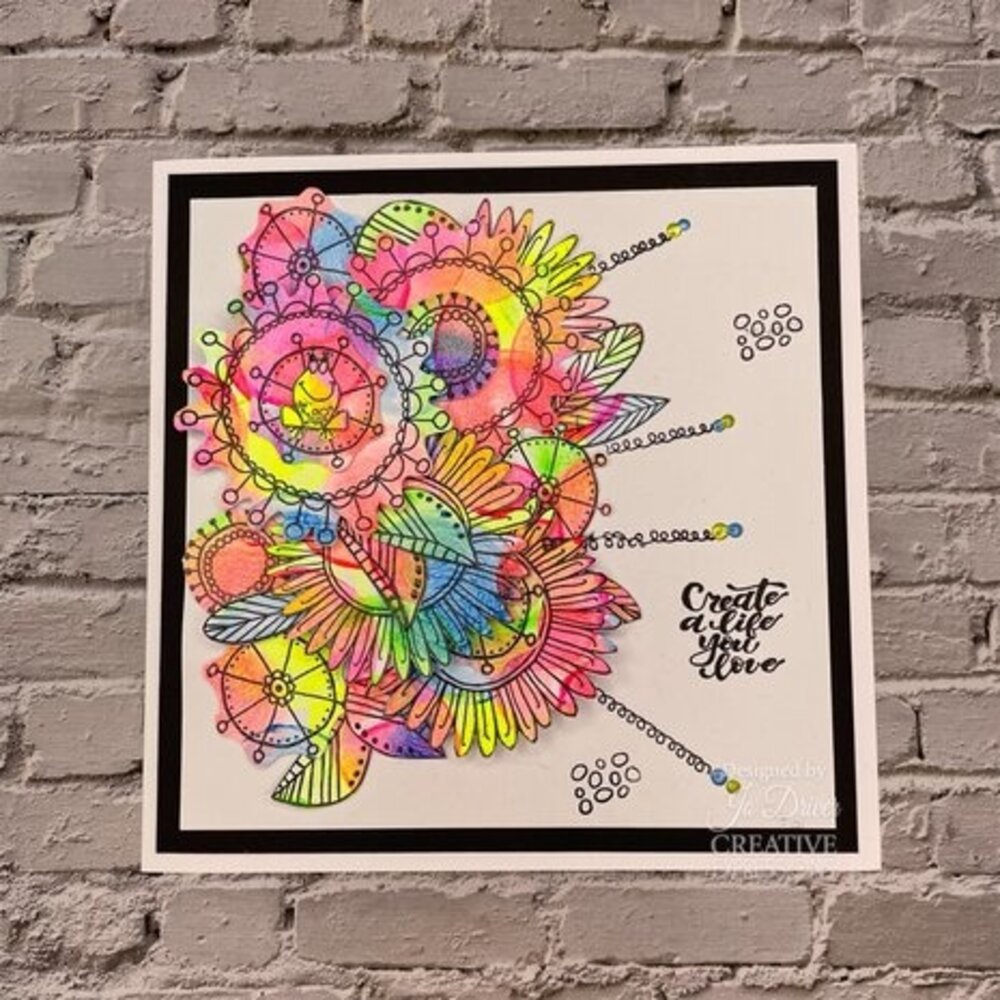 Woodware Petal Doodles It's A Gift Clear Stamps (JGS864) Woodware Petal Doodles It's A Gift Clear Stamps (JGS864)