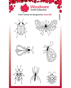 Woodware Bug Doodles Clear Stamps (JGS865)
