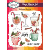 Creative Expressions Jane's Doodles Clear Stamp Set Holiday Cheers (CEC1042)