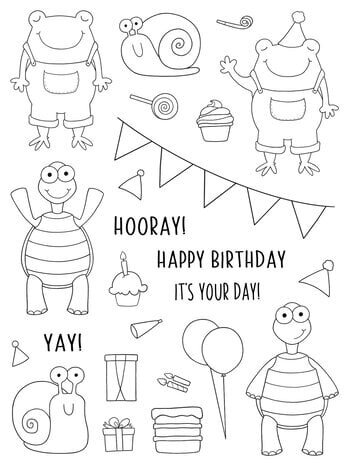Creative Expressions Jane's Doodles Clear Stamp Set It's Your Day (CEC1047) Creative Expressions Jane's Doodles Clear Stamp Set It's Your Day (CEC1047)