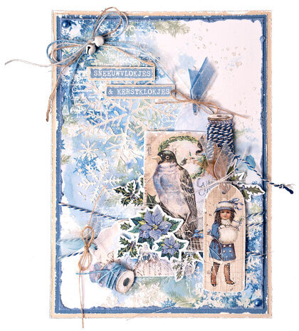 Studio Light Vintage Christmas Masking Stencil Snowflake ATC Backgrounds (JMA-VC-MASK240) Studio Light Vintage Christmas Masking Stencil Snowflake ATC Backgrounds (JMA-VC-MASK240)