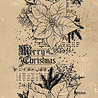 Studio Light Vintage Christmas Clear Stamp Poinsettia Songs (JMA-VC-STAMP544) Studio Light Vintage Christmas Clear Stamp Poinsettia Songs (JMA-VC-STAMP544)