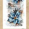 Studio Light Vintage Christmas Clear Stamp Poinsettia Songs (JMA-VC-STAMP544) Studio Light Vintage Christmas Clear Stamp Poinsettia Songs (JMA-VC-STAMP544)