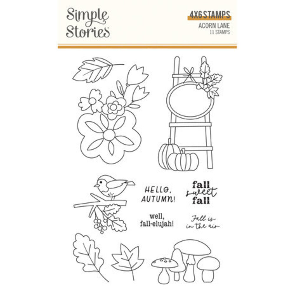 Simple Stories Acorn Lane Clear Stamps (21016) Simple Stories Acorn Lane Clear Stamps (21016)