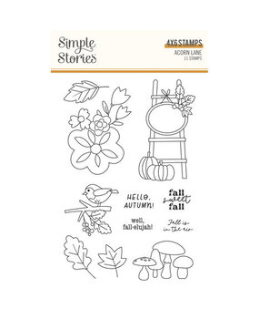 Simple Stories Acorn Lane Clear Stamps (21016)