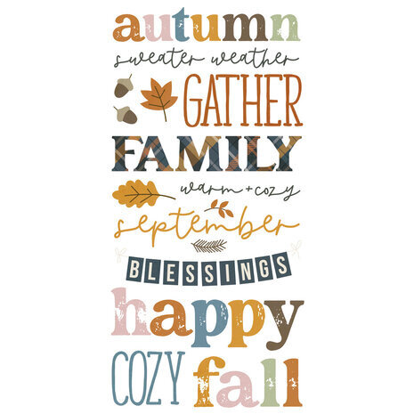 Simple Stories Acorn Lane Foam Stickers (21025) Simple Stories Acorn Lane Foam Stickers (21025)