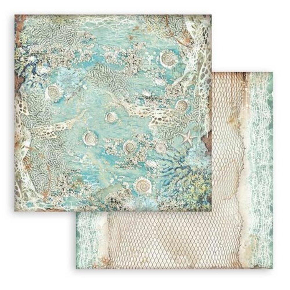 Stamperia Songs of the Sea Maxi Background 12x12 Inch Paper Pack (SBBL142) Stamperia Songs of the Sea Maxi Background 12x12 Inch Paper Pack (SBBL142)