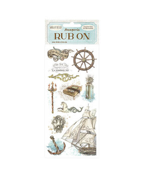 Stamperia Songs of the Sea Rub-On 4x8,5 Inch Elements (DFLRB50) Stamperia Songs of the Sea Rub-On 4x8,5 Inch Elements (DFLRB50)
