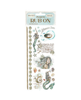 Stamperia Songs of the Sea Rub-On 4x8,5 Inch Mermaid (DFLRB51) Stamperia Songs of the Sea Rub-On 4x8,5 Inch Mermaid (DFLRB51)