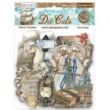 Stamperia Songs of the Sea Die Cuts Ship and Treasures (DFLDC85)