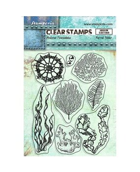 Stamperia Songs of the Sea Clear Stamps Corals (WTK182) Stamperia Songs of the Sea Clear Stamps Corals (WTK182)