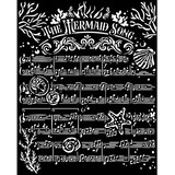 Stamperia Songs of the Sea Thick Stencil 20x25cm The Mermaid Song (KSTD143)