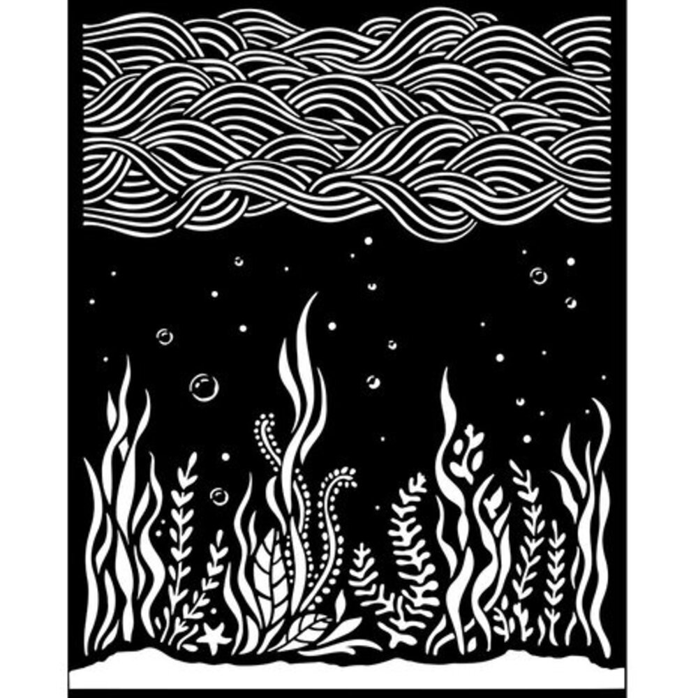 Stamperia Songs of the Sea Thick Stencil 20x25cm Corals and Poseidonias (KSTD147) Stamperia Songs of the Sea Thick Stencil 20x25cm Corals and Poseidonias (KSTD147)