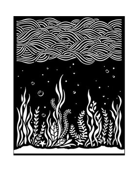 Stamperia Songs of the Sea Thick Stencil 20x25cm Corals and Poseidonias (KSTD147) Stamperia Songs of the Sea Thick Stencil 20x25cm Corals and Poseidonias (KSTD147)