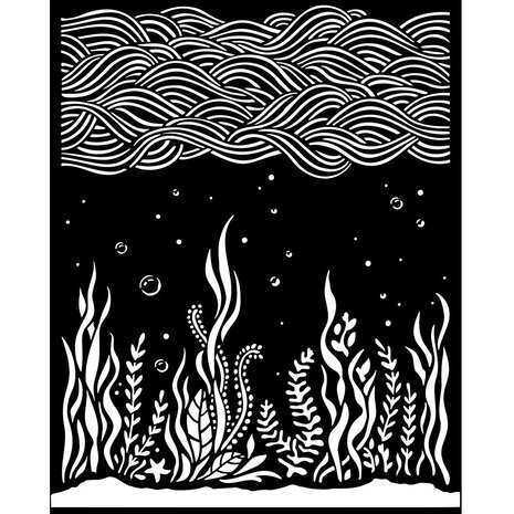 Stamperia Songs of the Sea Thick Stencil 20x25cm Corals and Poseidonias (KSTD147) Stamperia Songs of the Sea Thick Stencil 20x25cm Corals and Poseidonias (KSTD147)