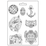 Stamperia Songs of the Sea Soft Mould A4 Over the Sea (K3PTA4567)