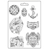 Stamperia Songs of the Sea Soft Mould A4 Over the Sea (K3PTA4567) Stamperia Songs of the Sea Soft Mould A4 Over the Sea (K3PTA4567)