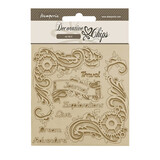 Stamperia Songs of the Sea Decorative Chips Journal (SCB185)*
