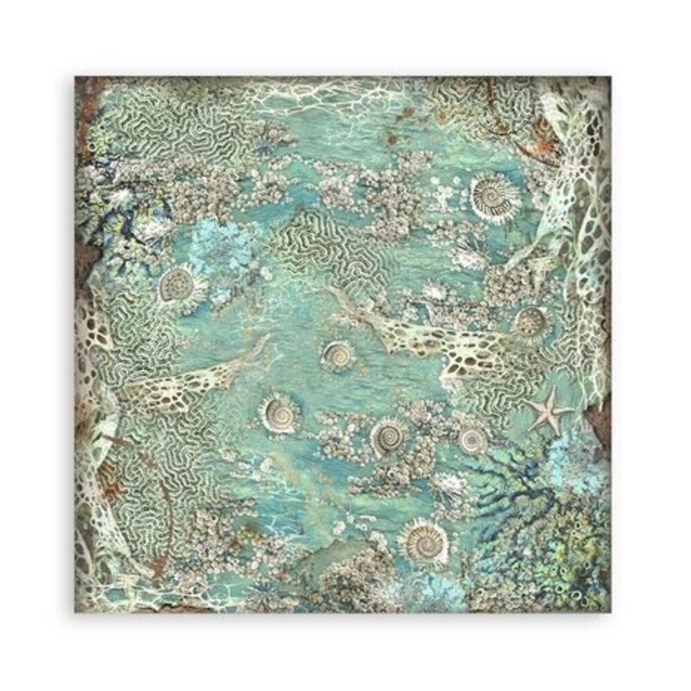 Stamperia Songs of the Sea 12x12 Inch Fabric Sheets (SBPLT18) Stamperia Songs of the Sea 12x12 Inch Fabric Sheets (SBPLT18)