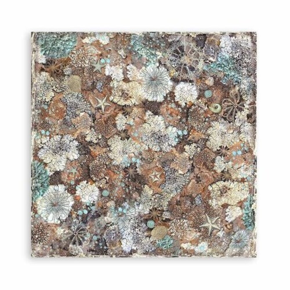 Stamperia Songs of the Sea 12x12 Inch Fabric Sheets (SBPLT18) Stamperia Songs of the Sea 12x12 Inch Fabric Sheets (SBPLT18)