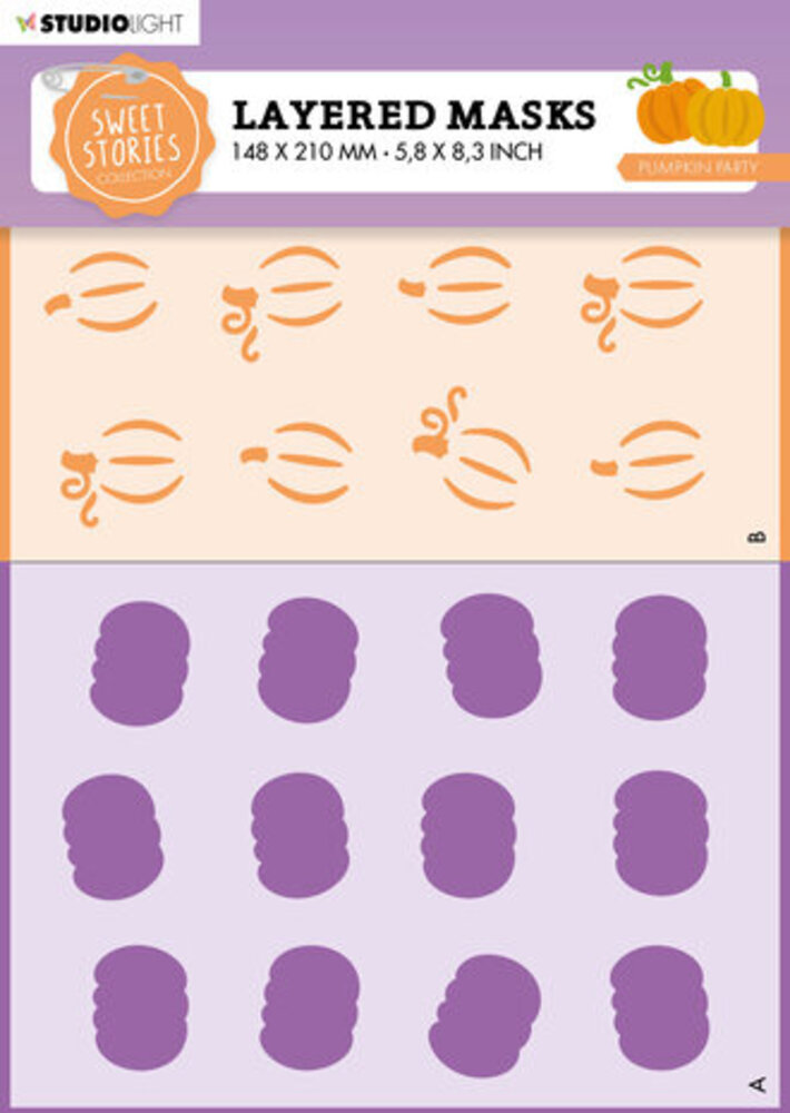 Studio Light Sweet Stories Masking Stencil Pumpkin Party (SL-SS-MASK243) Studio Light Sweet Stories Masking Stencil Pumpkin Party (SL-SS-MASK243)