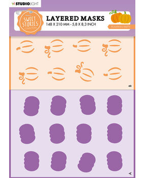 Studio Light Sweet Stories Masking Stencil Pumpkin Party (SL-SS-MASK243) Studio Light Sweet Stories Masking Stencil Pumpkin Party (SL-SS-MASK243)