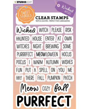 Studio Light Sweet Stories Clear Stamp Quotes Wicked Witches (SL-SS-STAMP548) Studio Light Sweet Stories Clear Stamp Quotes Wicked Witches (SL-SS-STAMP548)