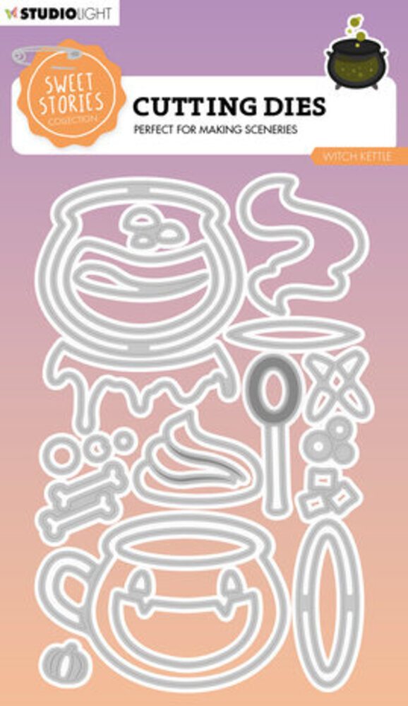 Studio Light Sweet Stories Snijmal Witch Kettle (SL-SS-CD722) Studio Light Sweet Stories Snijmal Witch Kettle (SL-SS-CD722)