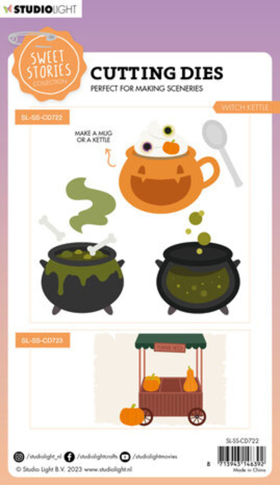 Studio Light Sweet Stories Snijmal Witch Kettle (SL-SS-CD722) Studio Light Sweet Stories Snijmal Witch Kettle (SL-SS-CD722)