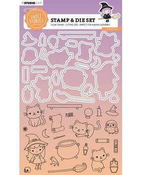 Studio Light Sweet Stories Stamp & Die Bewitched (SL-SS-SCD72) Studio Light Sweet Stories Stamp & Die Bewitched (SL-SS-SCD72)