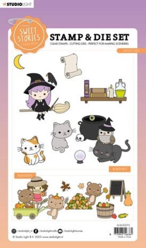 Studio Light Sweet Stories Stamp & Die Bewitched (SL-SS-SCD72)