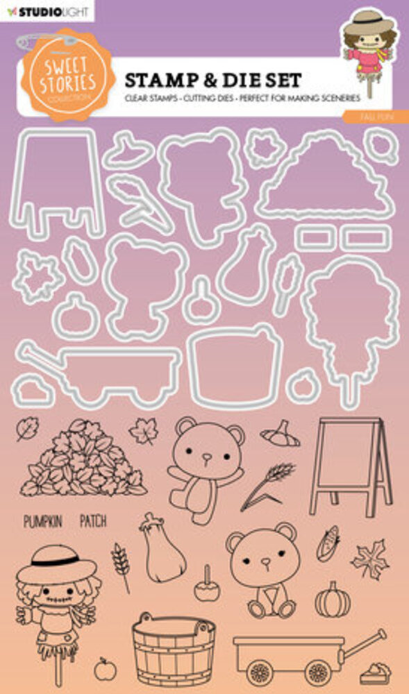 Studio Light Sweet Stories Stamp & Die Fall Fun (SL-SS-SCD73) Studio Light Sweet Stories Stamp & Die Fall Fun (SL-SS-SCD73)