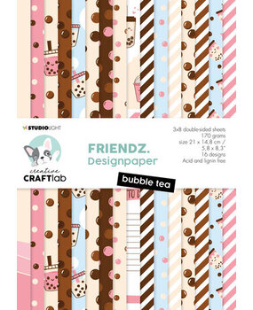Creative Craftlab Friendz Bubble Tea A5 Paper Pad (CCL-FR-PP116) Creative Craftlab Friendz Bubble Tea A5 Paper Pad (CCL-FR-PP116)