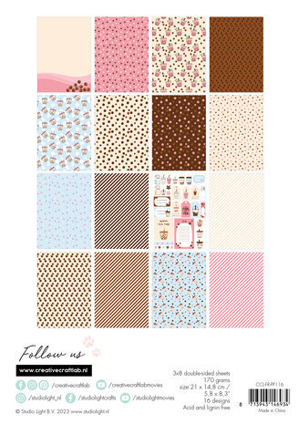 Creative Craftlab Friendz Bubble Tea A5 Paper Pad (CCL-FR-PP116) Creative Craftlab Friendz Bubble Tea A5 Paper Pad (CCL-FR-PP116)