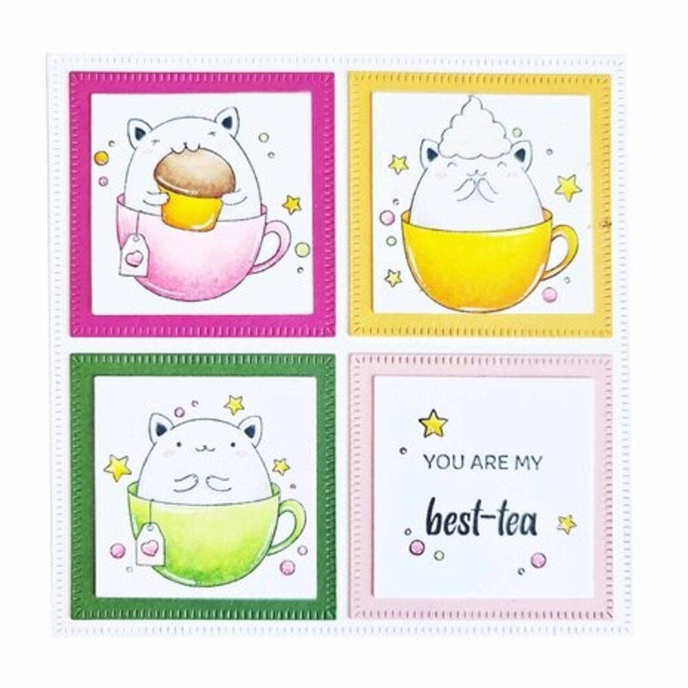 Creative Craftlab Friendz Clear Stamps Cup of Tea (CCL-FR-STAMP553) Creative Craftlab Friendz Clear Stamps Cup of Tea (CCL-FR-STAMP553)