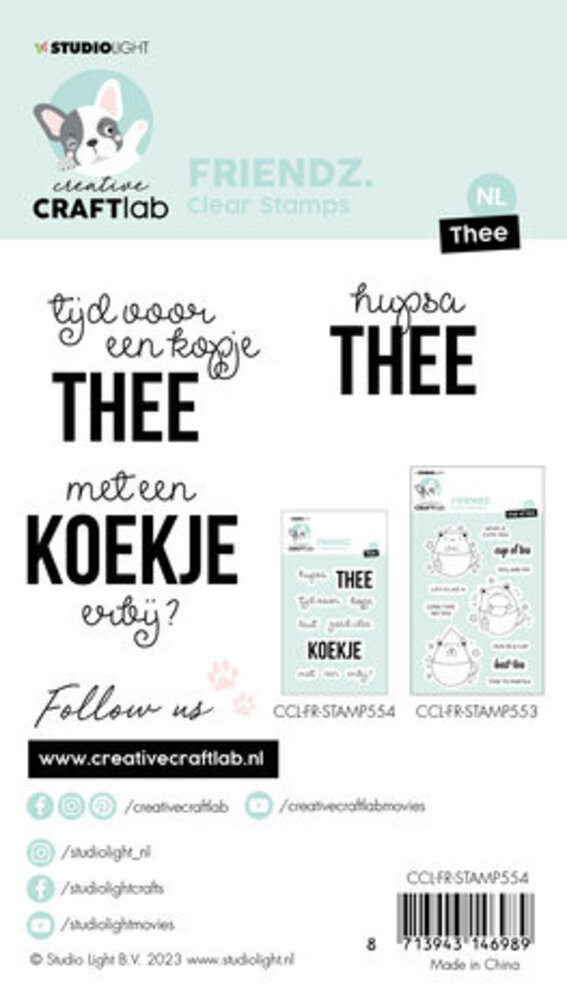 Creative Craftlab Friendz Clear Stamps Thee (CCL-FR-STAMP554)
