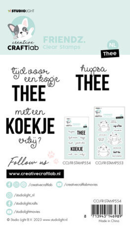 Creative Craftlab Friendz Clear Stamps Thee (CCL-FR-STAMP554)