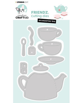 Creative Craftlab Friendz Dies Tea Accessoires (CCL-FR-CD729) Creative Craftlab Friendz Dies Tea Accessoires (CCL-FR-CD729)