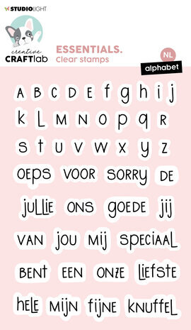 Creative Craftlab Essentials Clear Stamps Alphabet (CCL-ES-STAMP555)