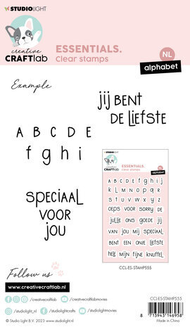 Creative Craftlab Essentials Clear Stamps Alphabet (CCL-ES-STAMP555)