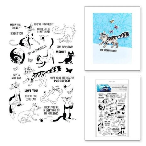 Simon Hurley Create Purrfect Cats Clear Stamps (HUR84822) Simon Hurley Create Purrfect Cats Clear Stamps (HUR84822)