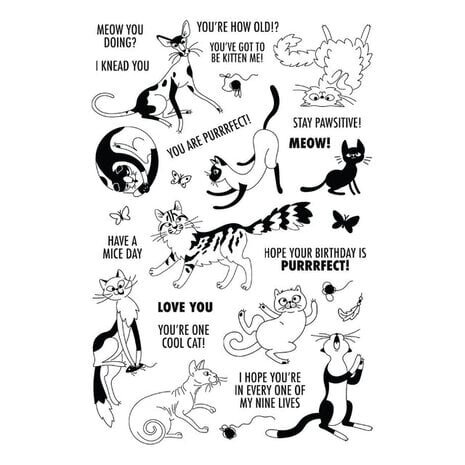 Simon Hurley Create Purrfect Cats Clear Stamps (HUR84822) Simon Hurley Create Purrfect Cats Clear Stamps (HUR84822)