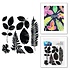 Leaf Prints Cling Stamps (HUR84846) Leaf Prints Cling Stamps (HUR84846)