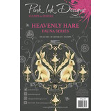 Pink Ink Designs Fauna Series Heavenly Hare A5 Clear Stamps (PI239)