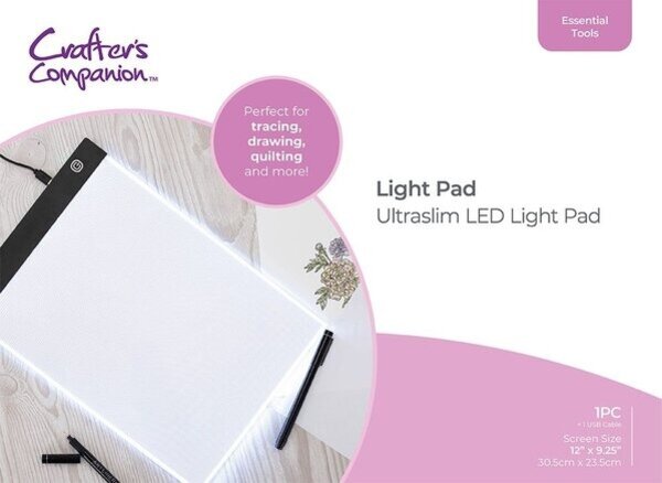 Crafter's Companion Ultraslim LED Light Pad A4 (CC-EST-LTPAD) Crafter's Companion Ultraslim LED Light Pad A4 (CC-EST-LTPAD)