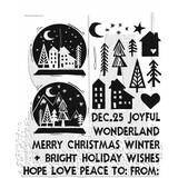 Stampers Anonymous Cling Stamps Festive Print (CMS472)