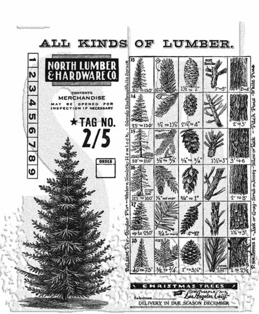 Stampers Anonymous Cling Stamps Winter Woodlands (CMS476) Stampers Anonymous Cling Stamps Winter Woodlands (CMS476)