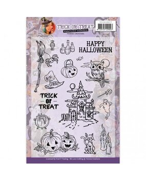 Yvonne Creations Trick or Treat Clear Stamp Set (YCCS10077) Yvonne Creations Trick or Treat Clear Stamp Set (YCCS10077)