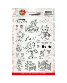 Yvonne Creations Christmas Scenery Clear Stamp Set (YCCS10075) Yvonne Creations Christmas Scenery Clear Stamp Set (YCCS10075)